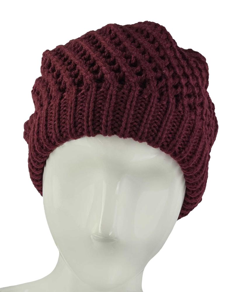 Lined Knit Beret